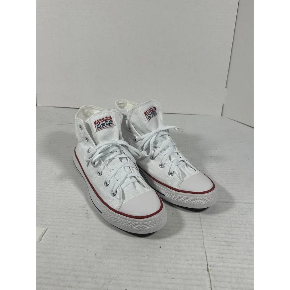 Converse Chuck Taylor All Star High Top White Canvas Mens 10 Womens 11.5 101010